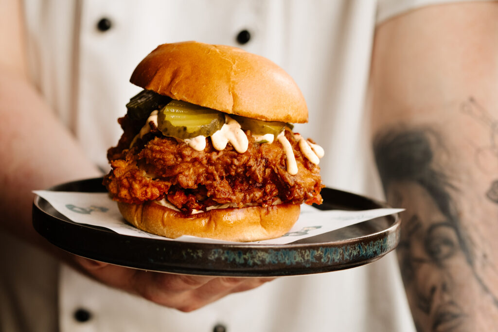 Lunch Main Course Buttermilk Chicken Sandwich