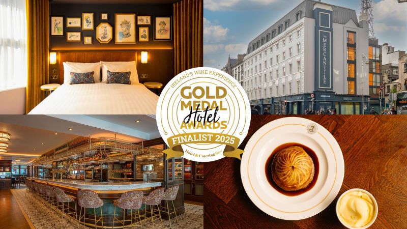 The Mercantile Hotel Dublin Shortlisted for Four Prestigious Gold Medal Awards
