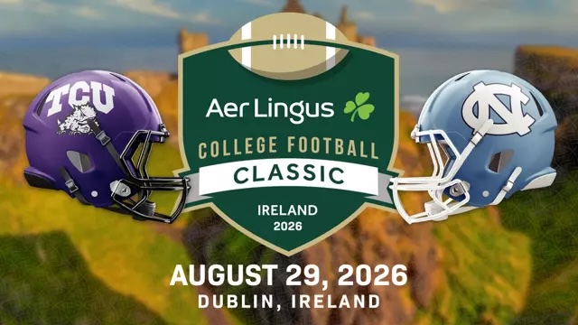 The Aer Lingus American College Football Classic 2026 poster